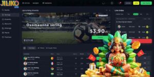 Example interface showing sports markets, wallet balance, and live betting section.