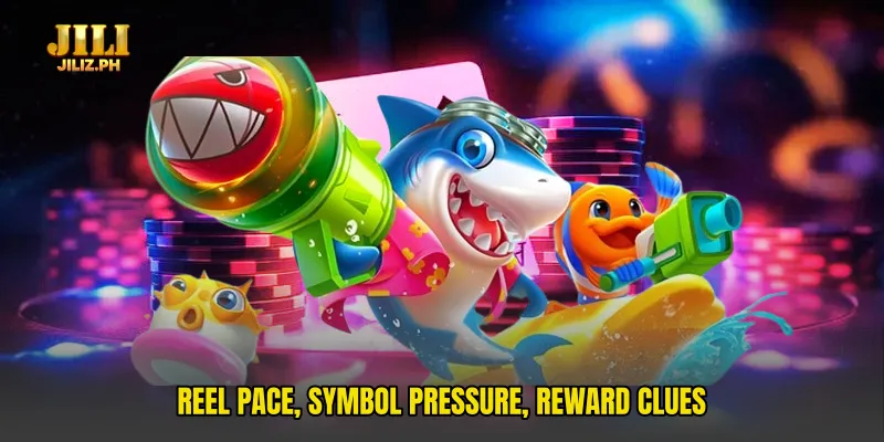 Reel pace, symbol pressure, reward clues